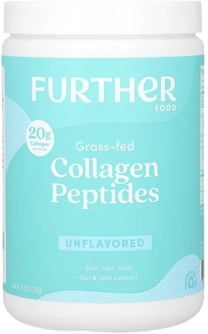 Further Food 목초 사육 콜라겐 펩타이드 무맛 280g(9.88oz), FurtherFood목초사육콜라겐펩타이드무맛280g98, 280g, 1개 - 쿠팡