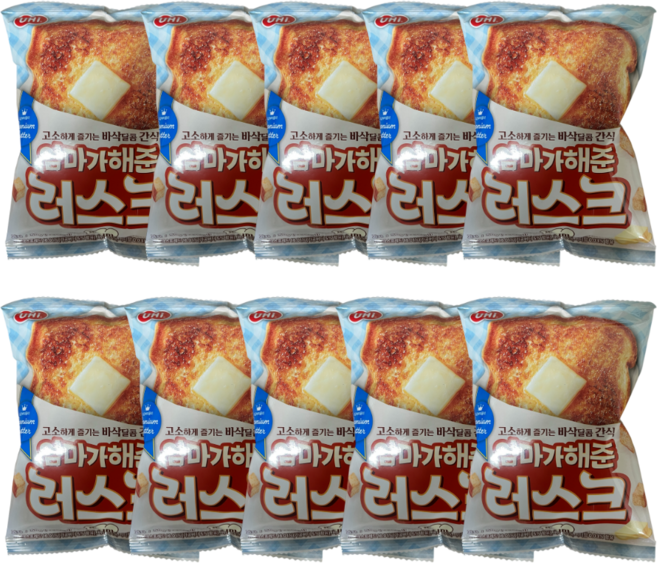 엄마가 해준 러스크, 10개, 50g