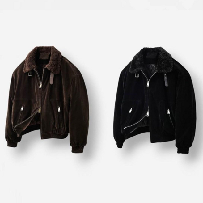 레이븐 벨벳 무스탕 (2color)