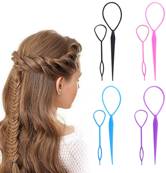 루시피 셀프 올림머리 가이드 스틱 세트 (색상랜덤), 랜덤색상, 1개