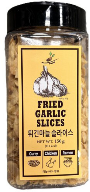 튀긴마늘 슬라이스, 1개, 150g