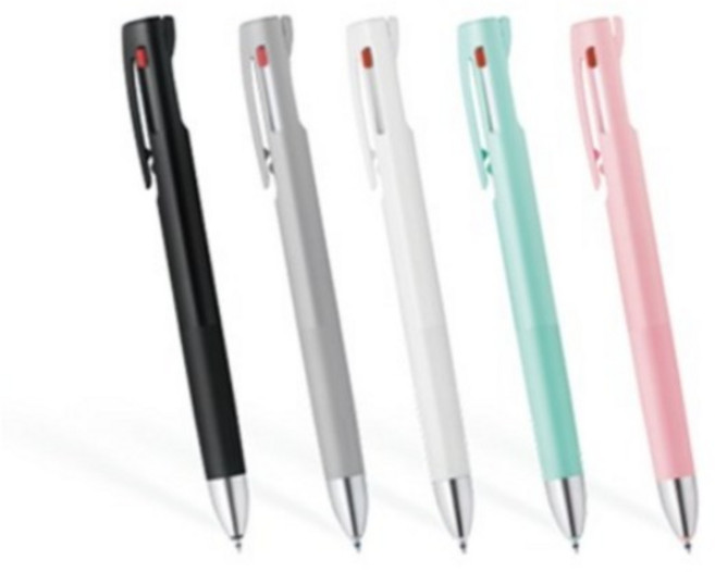 제브라 블렌3C 볼펜 0.5mm, pink, 10개