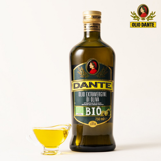 유기농 올리오단테 엑스트라버진 올리브오일 이탈리아산, 1개, 750ml