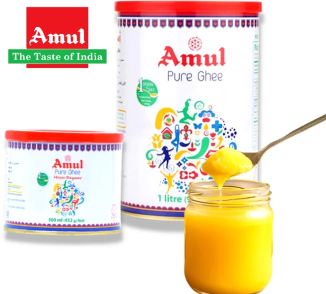 AMUL PURE GHEE INDIA 1LTR 아뮬 퓨어 기버터 목초사육 방탄커피 기버터, 1개, 500ml - 쿠팡