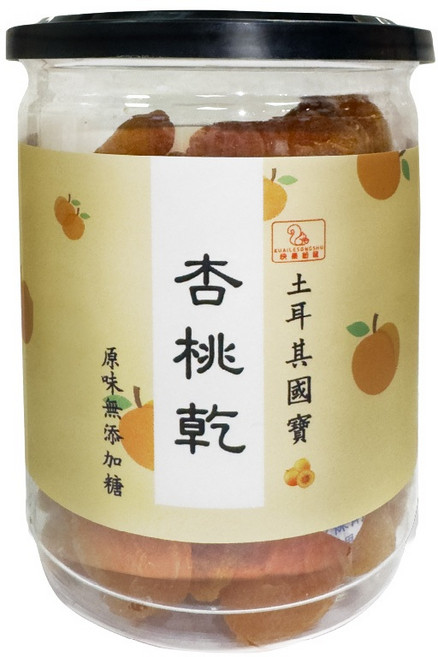 展榮商號 土耳其杏桃乾, 1個, 土耳其杏桃乾(罐裝淨重)300g