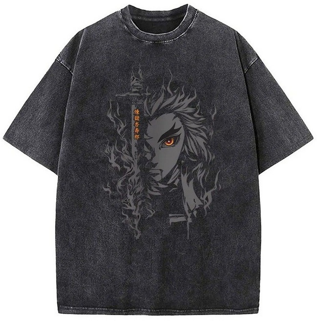 여름반소매 여름옷 반팔티셔츠 귀멸의칼날굿즈 귀칼굿즈