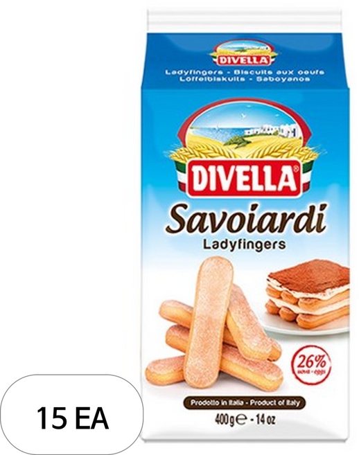 디벨라 사보이아르디 레이디핑거 400g 15개 제과재료