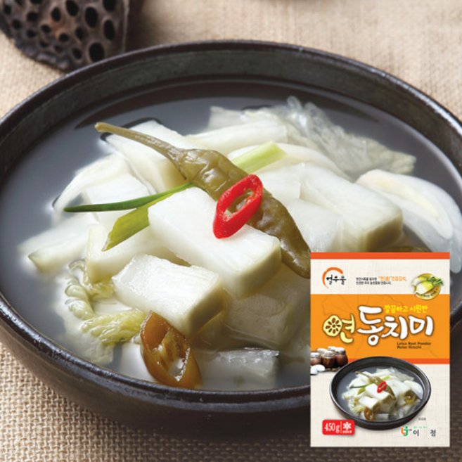열우물 연동치미 500g 20봉 동치미 소포장, 연동치미10봉+열무물김치10봉