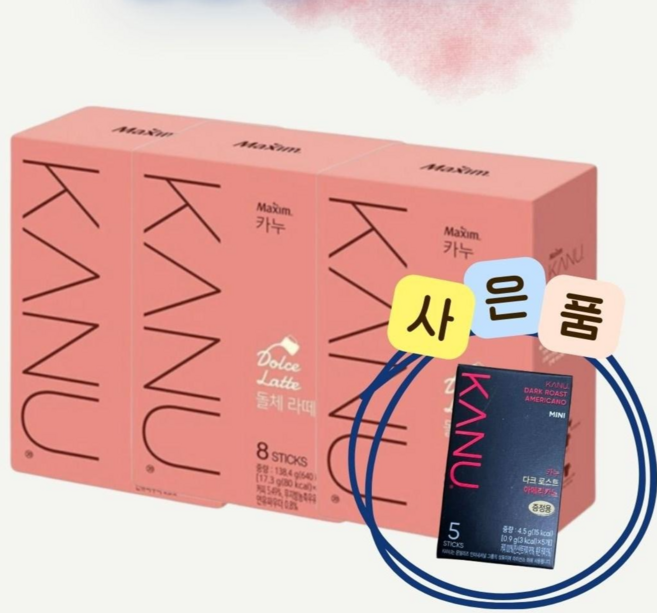 글로벌스토어 동서 라떼 카누 부드러운 커피 29T, 17.3g, 1세트, 29개입