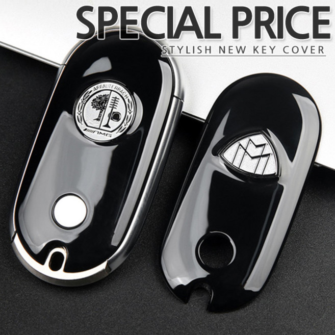 E클래스 C클래스 S클래스 CLE 24년 이후 후면 키커버 AMG 마이바흐 호환상품 W206 W223 W214 GLC 키홀더, 03.마이바흐