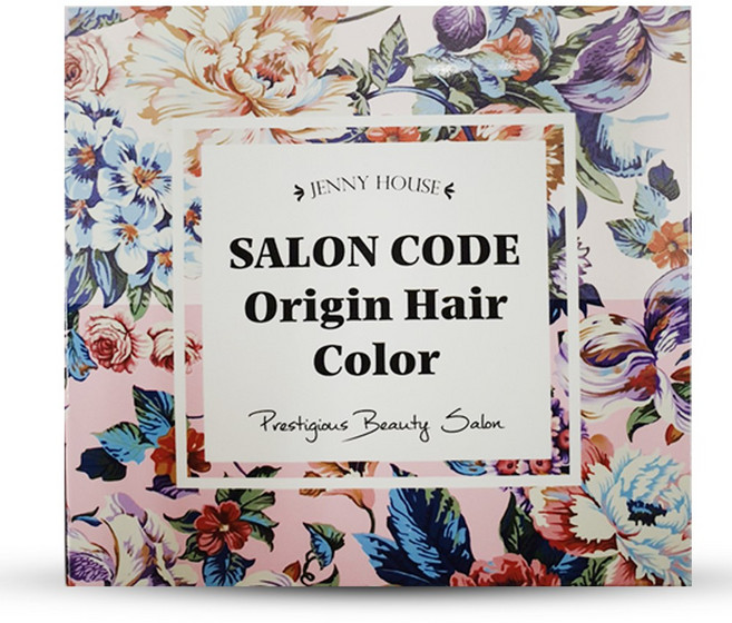 제니하우스 살롱코드 오리진 헤어컬러 염색제, 와인브라운, 1개