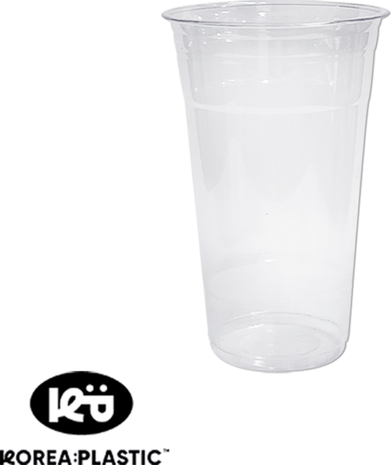 KP 98파이 24온스 아이스컵 국산형 투명 PET 1박스, 1개, 1000개, 630ml