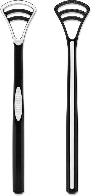 내모미해 3중 혀클리너 블랙, 2개