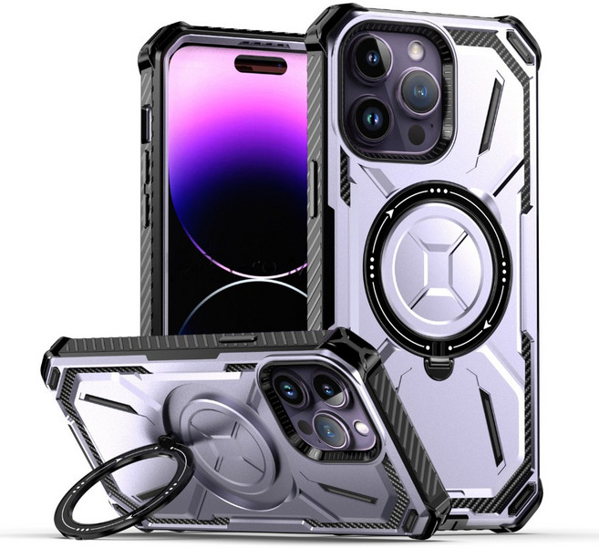 iPhone 11 Pro Max 磁吸無線充電旋轉支架防摔手機殼