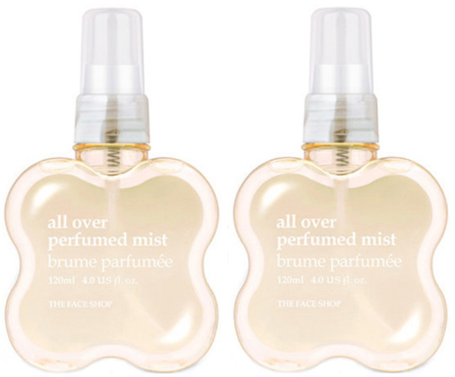 더페이스샵 올오버 퍼퓸 미스트 03 원러브, 120ml, 2개