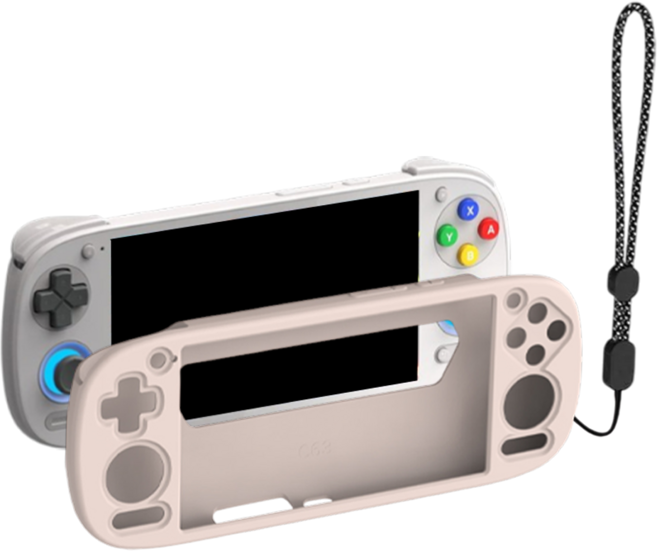 레트로이드 포켓 G2 풀커버 하우징 케이스, 1개, 베이지, Retroid Pocket5 G2