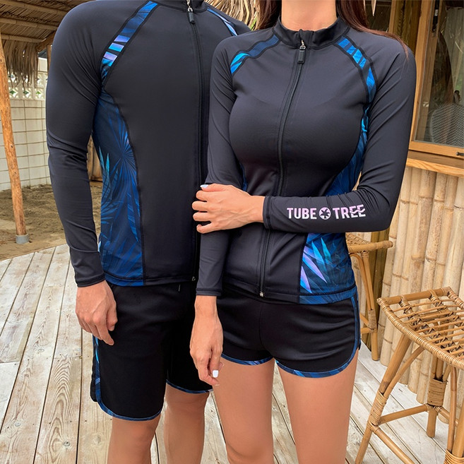 커플 집업 래쉬가드 야자수 수영복 슬림핏 상의 SW18842F커플 집업 래쉬가드 야자수 수영복 슬림핏 상의 SW18842F커플 집업 래쉬가드 야자수 수영복 슬림핏 상의 SW1884, 여성용/블랙/S[55], 남성용_블랙