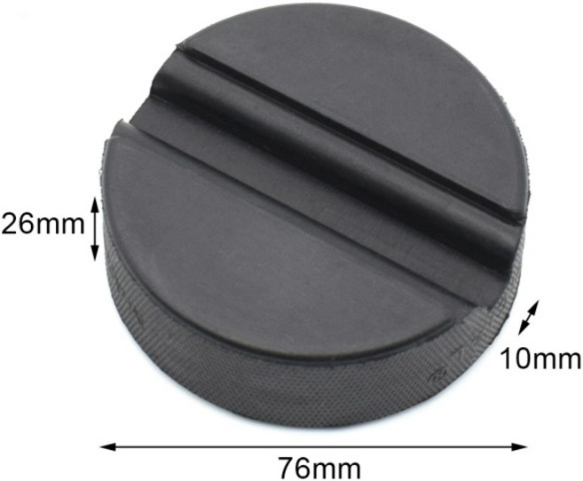 폭스 바겐 좌석 SKODA 아우디 바닥 슬롯 형 자동차 고무 잭 패드 프레임 보호기 어댑터 Jacking 도구 핀치, 02 빨간색, 01 빠른  Mainland