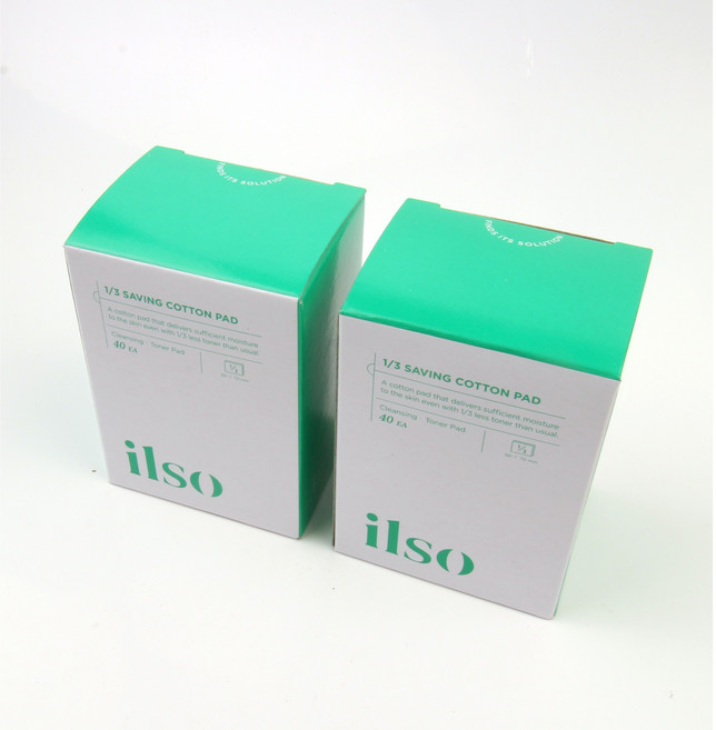 일소 1/3 세이빙 코튼 패드, 80매입, 1개