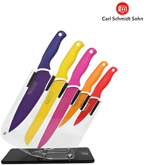 칼슈미트 굿포유 논스틱코팅 칼블럭세트 5p, 1세트, 칼5종+블럭