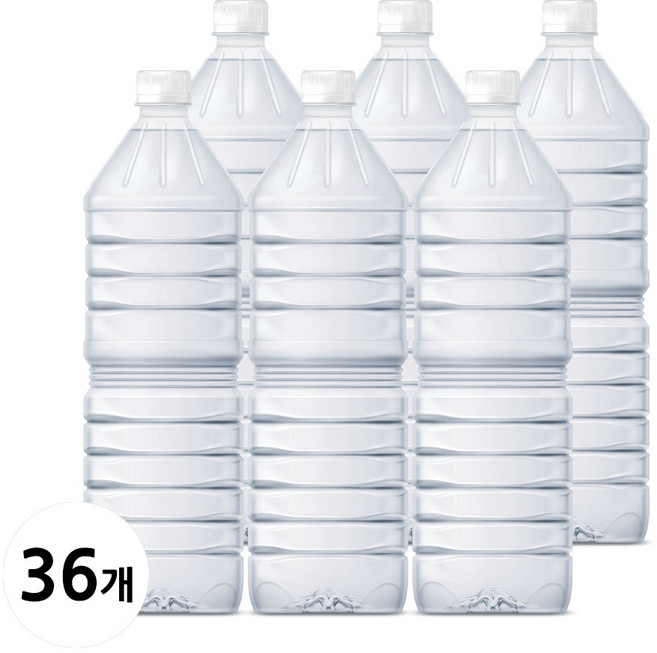 물하나 지리산 생수, 2L, 36개