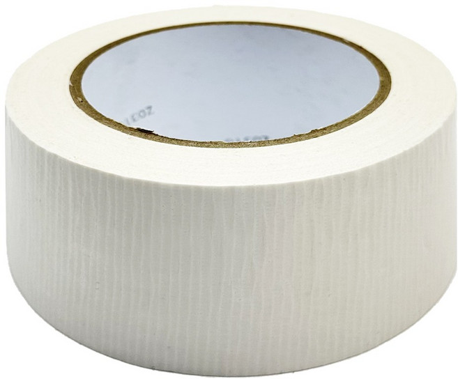 일본산 잔사없는 우벤테이프 보양용 테이프 흰색 50mmx25M, 2개