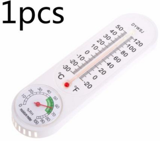 야외 실내 벽 장착 온실 정원 습도 측정기 습도계 번식 온도 컨트롤러 디지털 온도계 신제품, 1)1 pcs