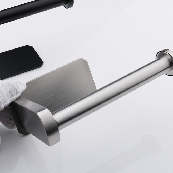 무타공 스테인리스 키친타월걸이 휴지 행주 걸이, 올스텐 S, 1개