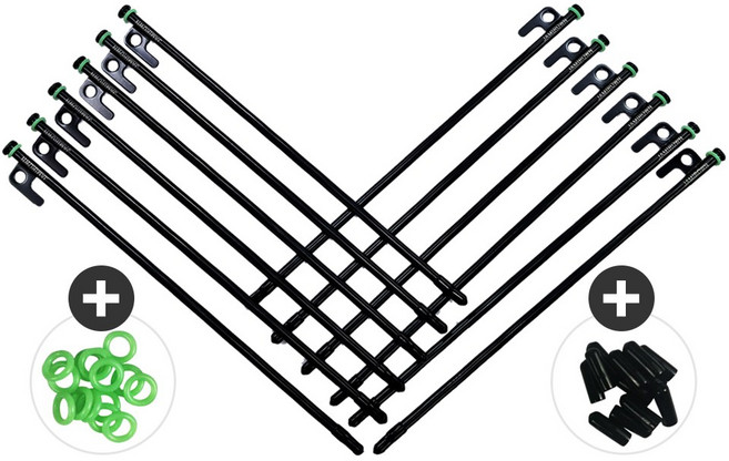 자캠 단조팩 텐트 타프 콜팩, 12개