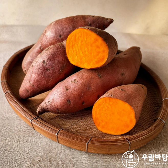 [재구매1위] 고품질 세척 해남 햇 호박고구마, 1박스, 5kg(대)