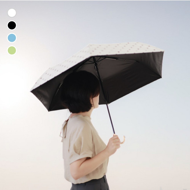 [초경량] 글랜클 일본식 암막 도트 양산 양우산 우양산