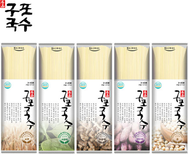 구포국수 명절선물 5종세트, 1.55kg, 3세트