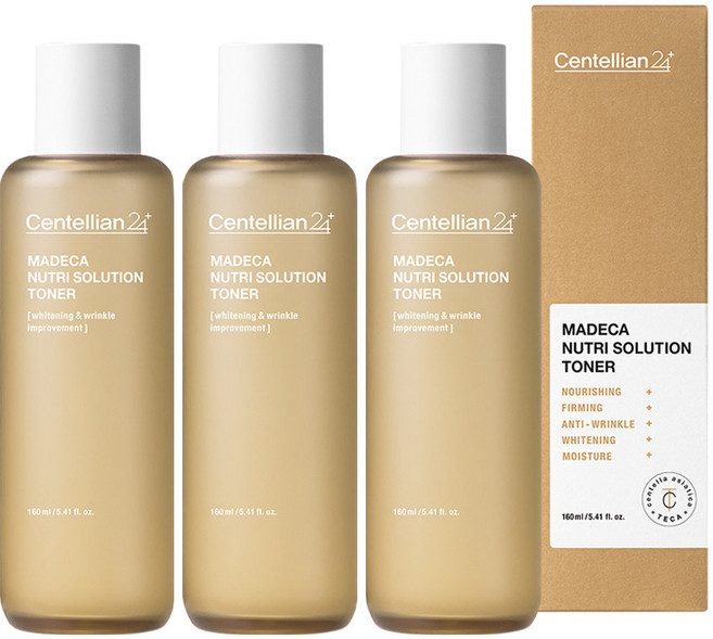 센텔리안24 마데카 뉴트리 솔루션 토너, 3개, 160ml