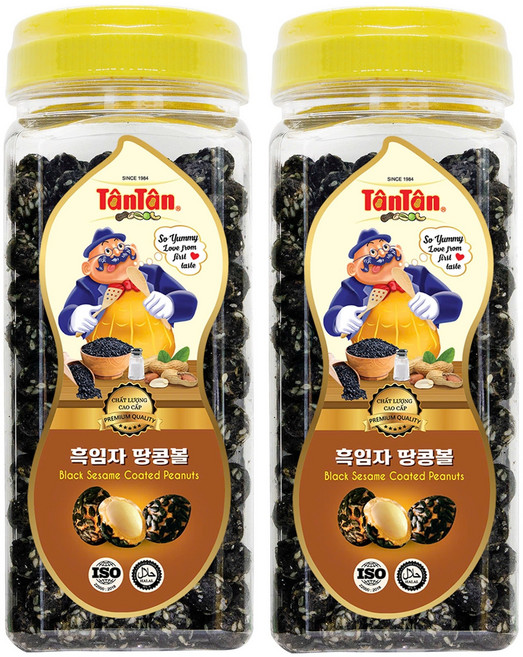 탄탄 흑임자 땅콩볼, 2개, 240g