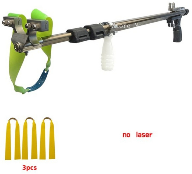 전문가용 새총 강력한 접이식 텔레스코픽 스트레이트 로드, 패키지 1, 1개