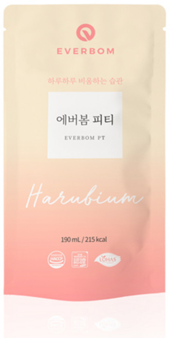에버바이오 일반 에버봄 피티 낱포 1개, 190ml