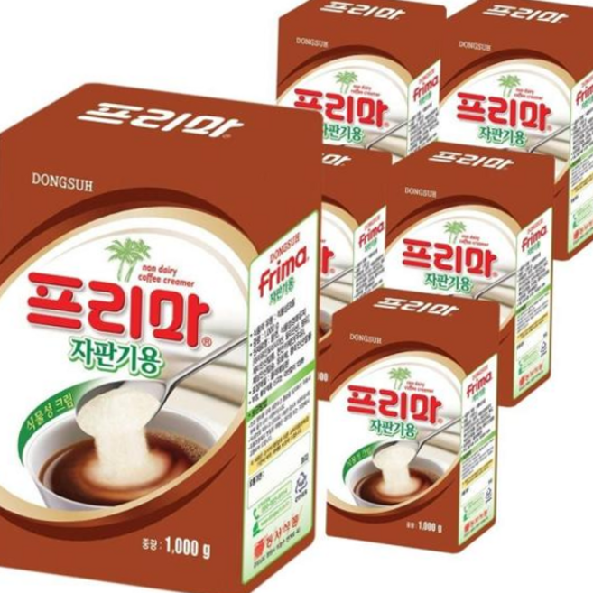 커피 동서 프리마 자판기용 x 1kg 6개, 1