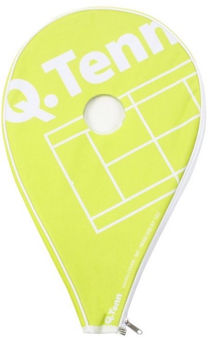 큐텐 테니스 스윙커버 반커버 MP 미드플러스 사이즈, 네온 옐로우, 1개