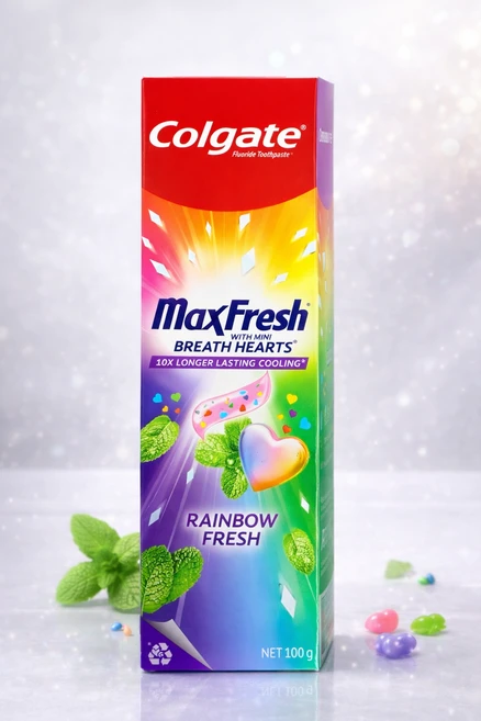 [국내배송]콜게이트 레인보우 maxfresh, 100g, 1개 - 쿠팡