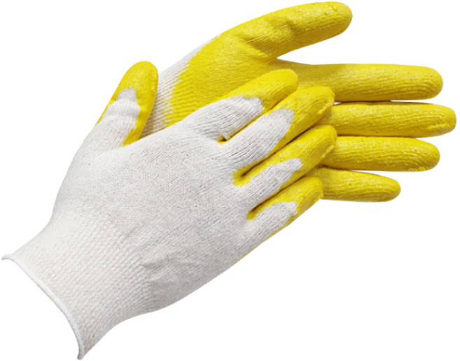 반코팅장갑 100켤레 황색 13G, 100개