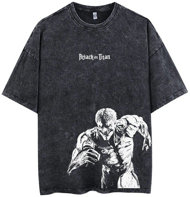 진격의거인티셔츠 진격의거인굿즈 진격거반팔티 에렌굿즈 반팔티 티셔츠 오버핏
