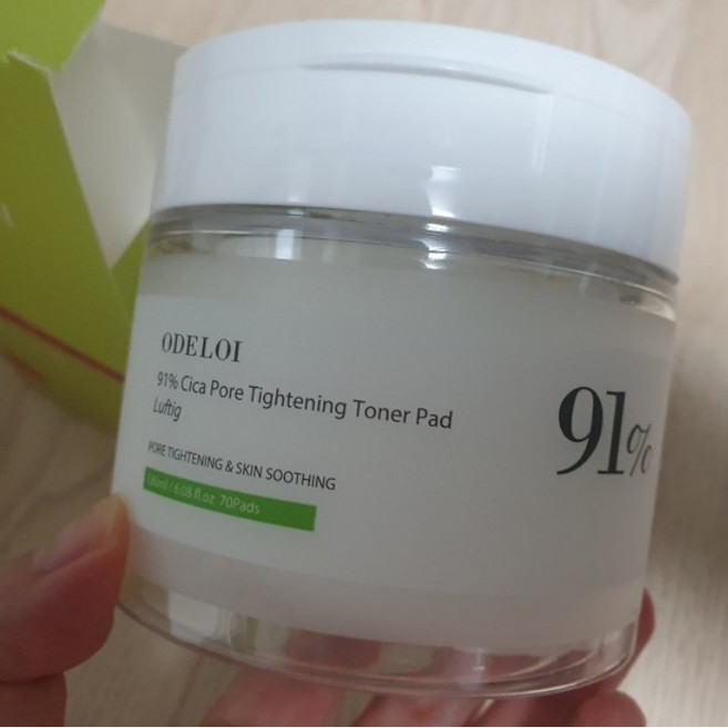 오드로이 모공수축 토너패드 시카 91퍼센트 로프디, 3개, 70매입