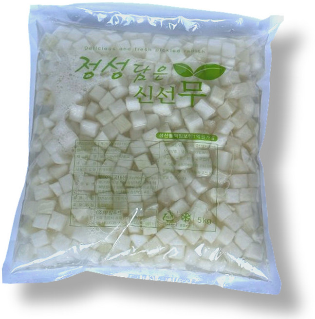 래디쉬푸드 신선한 치킨무 봉지무, 5kg, 2개
