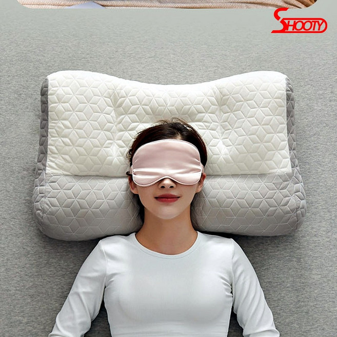 푹신한 베개 옆으로자는 편안한 숙면 벼개 목이편한 인체공학, 1개