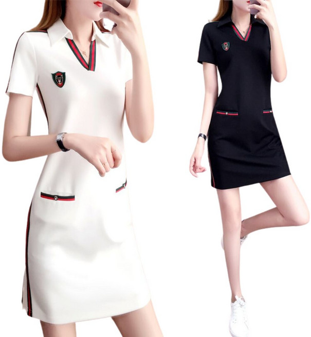 여성 골프 웨어 원피스 테니스 빅사이즈 원피스