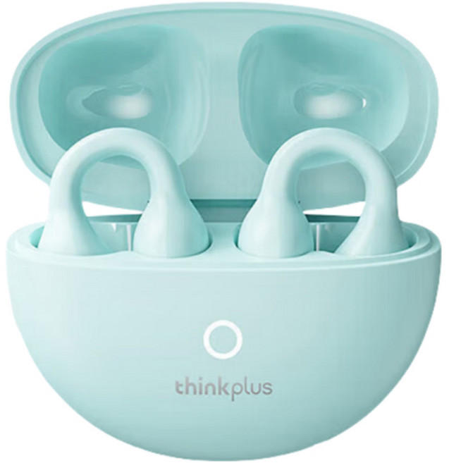 레노버 LP25 트루 와이어리스 개방형 블루투스 이어폰, 그린