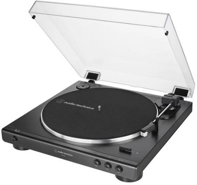 오디오테크니카 자동 벨트 드라이브 턴테이블, AT-LP60X(블랙), BLACK