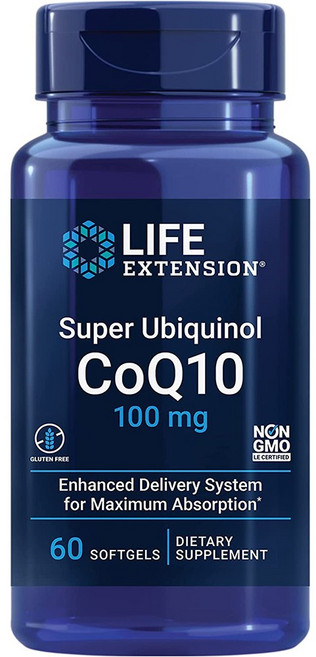 라이프익스텐션 슈퍼 유비퀴놀 CoQ10 100mg 소프트젤, 60정, 1개