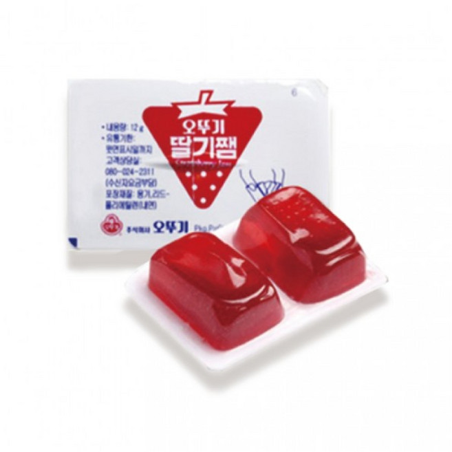 VDF 소스 오뚜기 1회용딸기쨈디스펜팩12gX480개, 480개, 12g