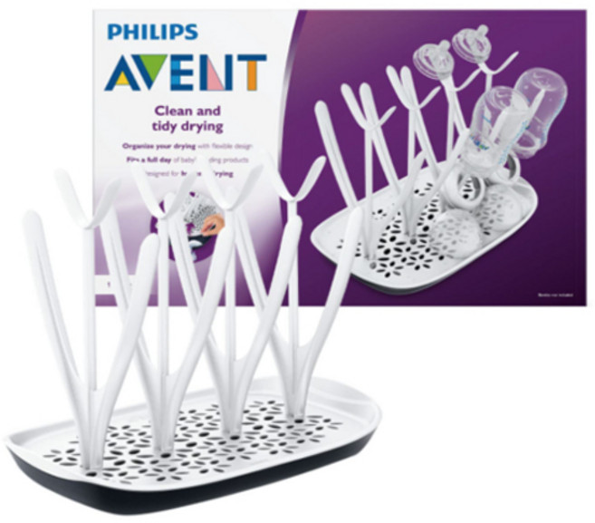 필립스아벤트 젖병건조대 SCF149/00, 단품, 화이트 + 실버